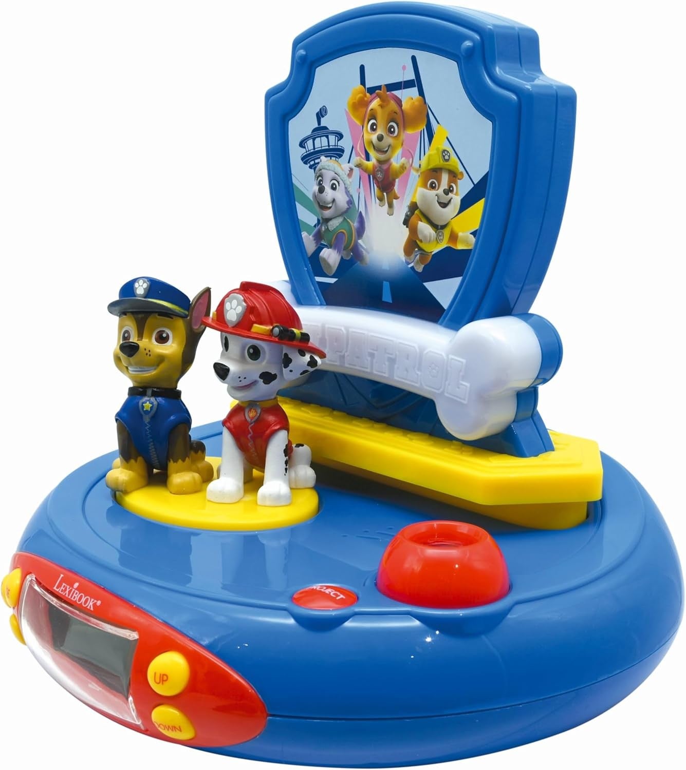 Kids Projector Alarm Clock Night Light Ceiling Time Display Blue