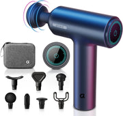 Deep Tissue Massage Gun Percussion Muscle Relief 6 Speeds LCD Portable