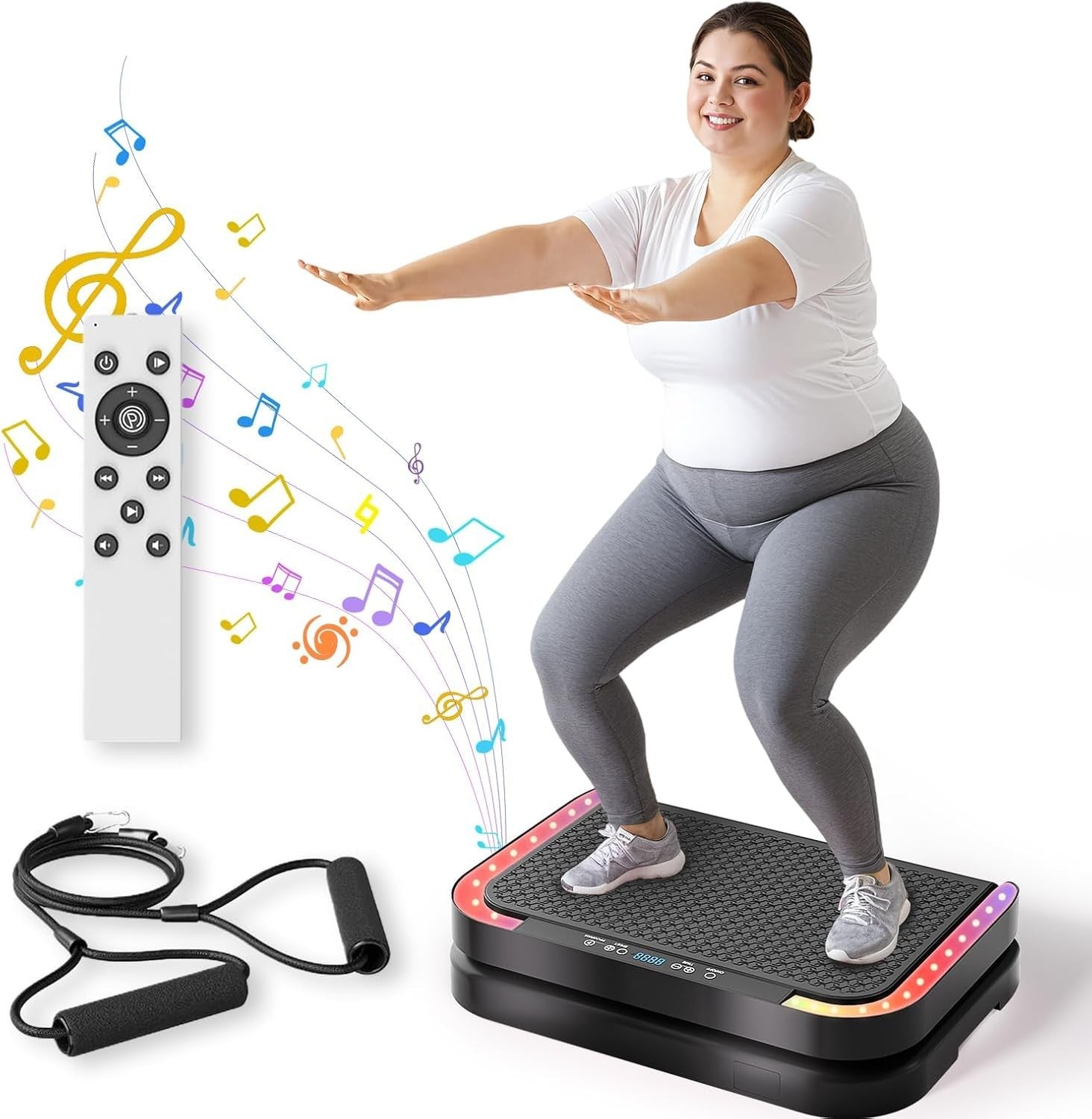 Whole Body Vibration Recovery Platform 200 Speed Bluetooth Home