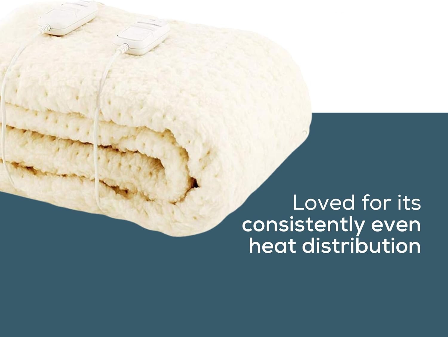 Super King Electric Heated Mattress Cover Dual Control 6 Heat Washable