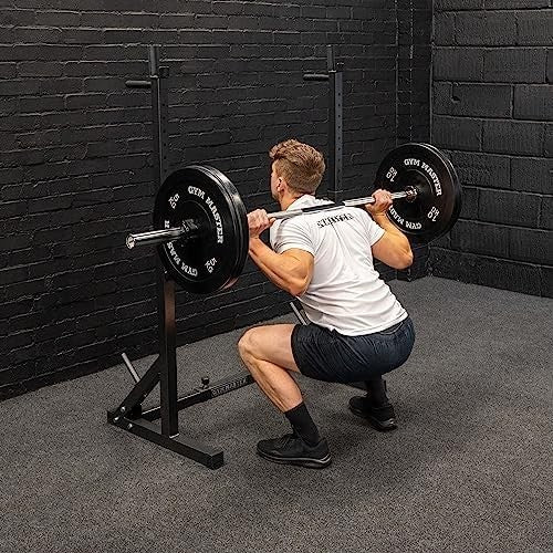 Adjustable Squat Rack Stand Bench Press Dip Bars 250kg Home Gym