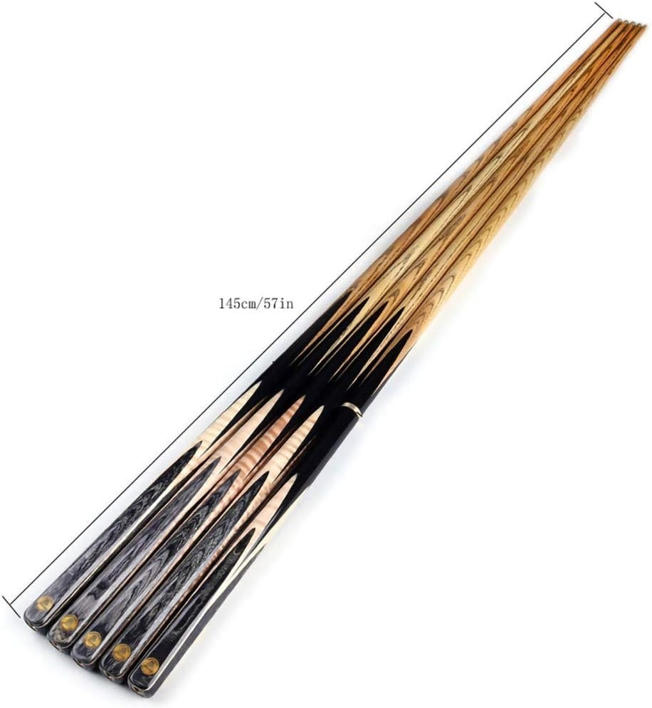 57in 3/4 Split Pool Cue Ash Wood 9.8–10mm Tip 17–19oz