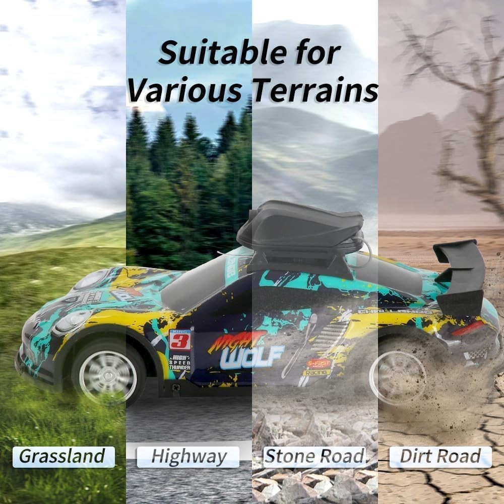 RC Car with HD Camera & App Control – 4WD Off-Road Remote Car for Kids & Adults