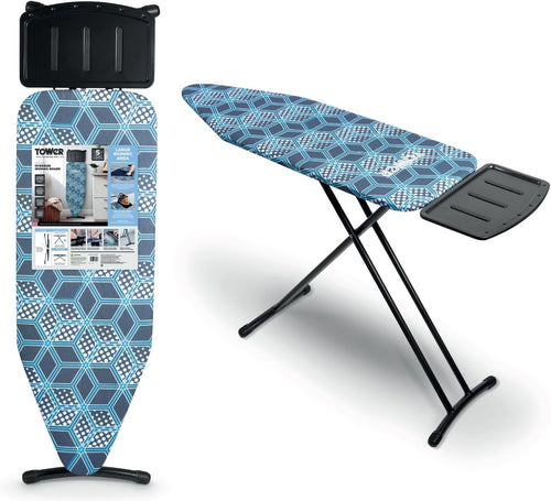 Oversize Ironing Board Adjustable Height Large Surface Non Slip Feet