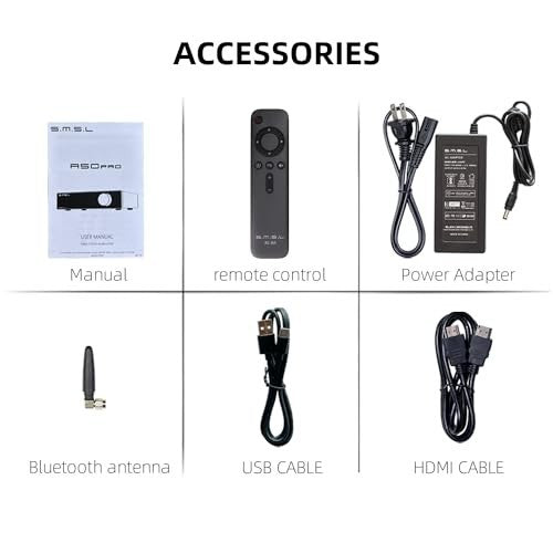 2.1-Channel HiFi Amplifier 100W Subwoofer Bluetooth USB HDMI Optical AUX