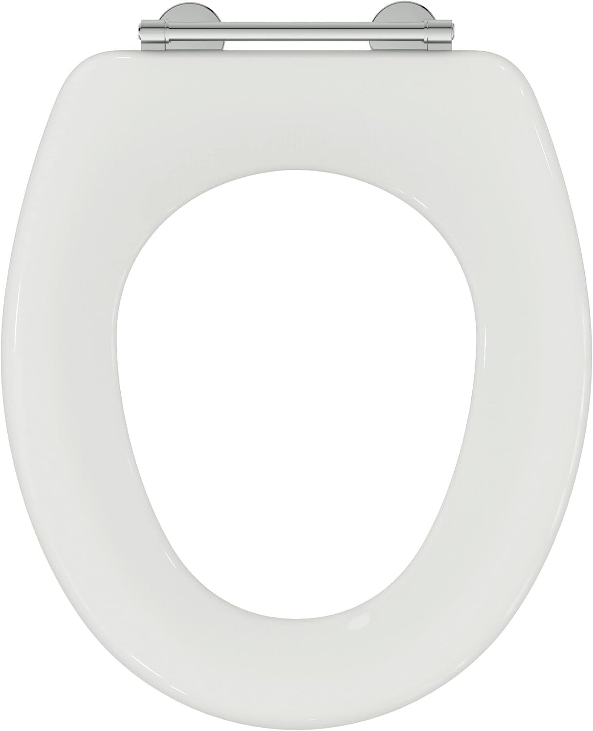 Connect Freedom Toilet Seat Ring White Duroplast Stainless Steel Rod Hinge