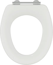 Connect Freedom Toilet Seat Ring White Duroplast Stainless Steel Rod Hinge