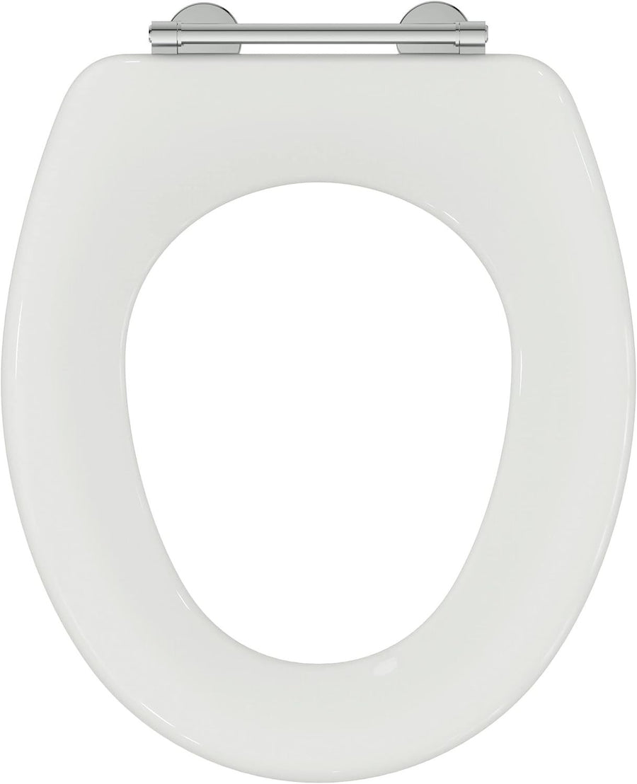 Connect Freedom Toilet Seat Ring White Duroplast Stainless Steel Rod Hinge