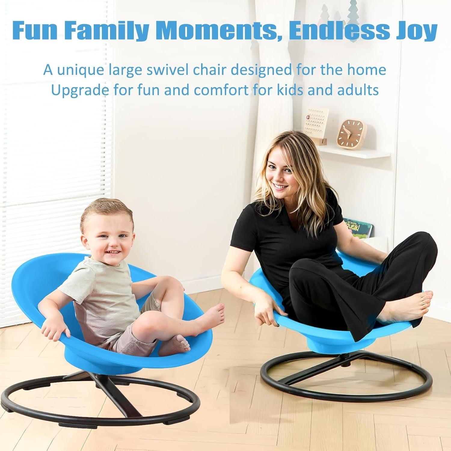Large Sensory Spinning Chair Autism 65cm Kids 360° Swivel Therapy Seat