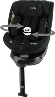 360° Swivel ISOFIX Car Seat 40–150cm Birth–12Y R129 Support Leg