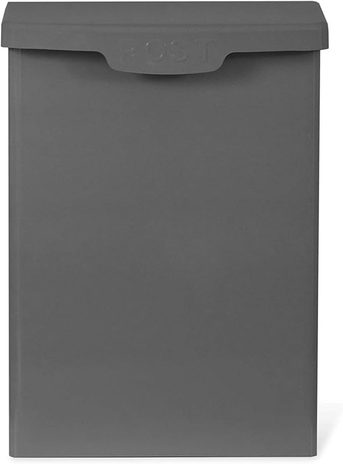 Lockable Wall Mounted Post Box Outdoor Steel Mailbox Vintage Secure Letter Holde