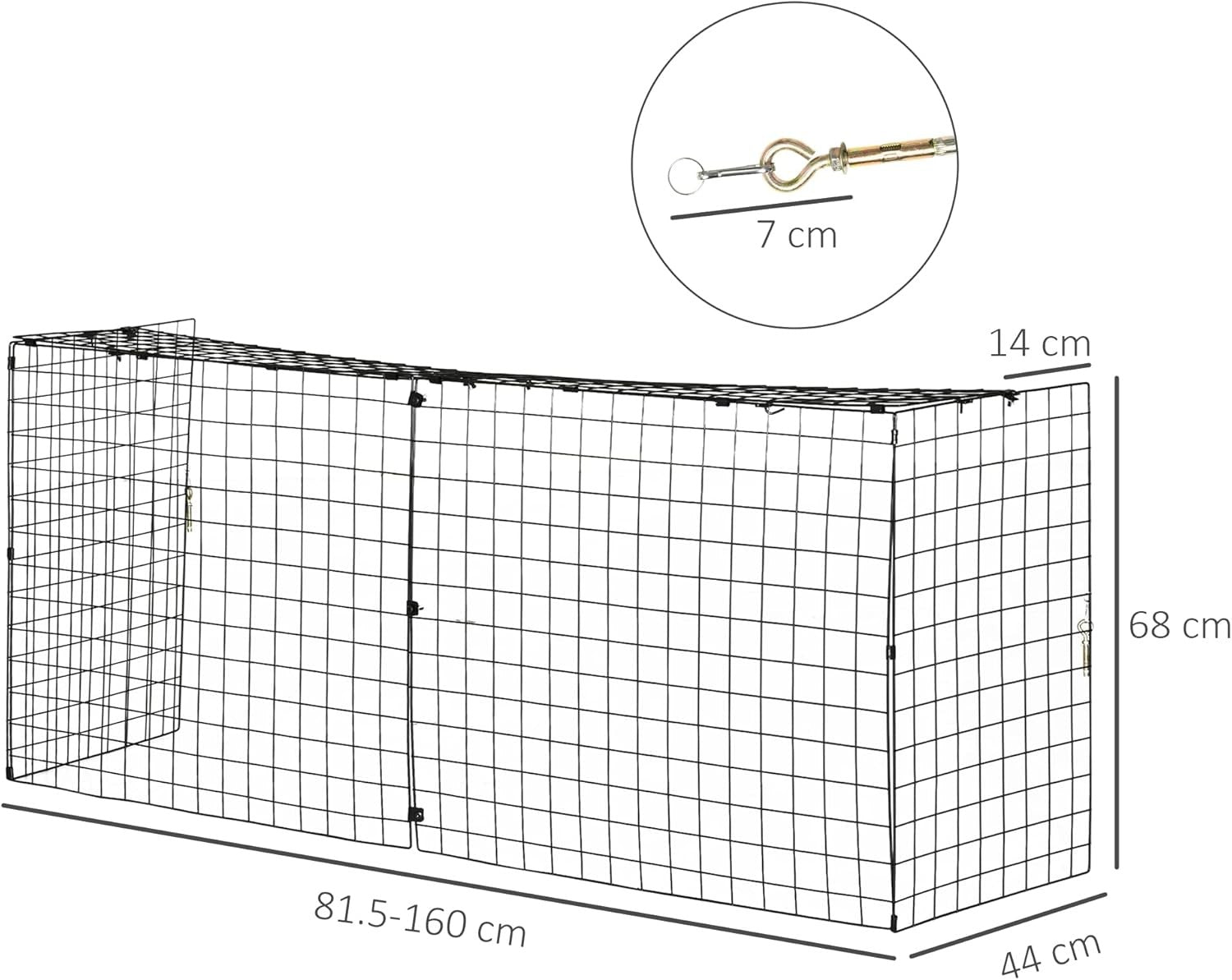 Extendable Metal Fire Guard Screen Folding Spark Protection Panel Black Fireplac