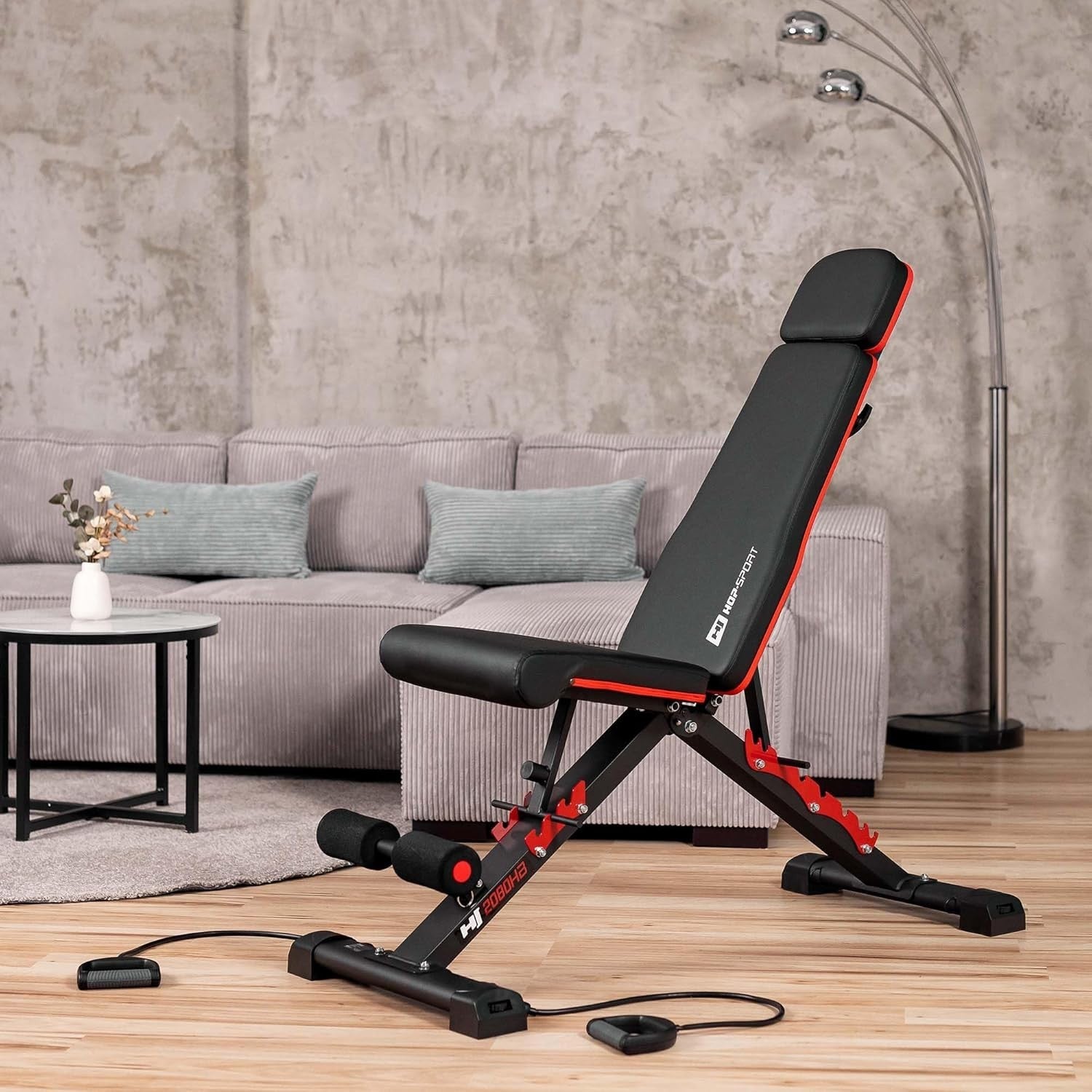 Foldable Multi-Angle Workout Bench 250kg Capacity Home Strength Training