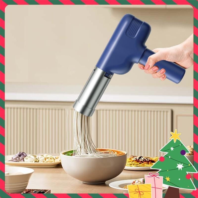 Electric Noodle Maker USB Wireless Pasta Press Handheld Tool 5 Moulds Kitchen