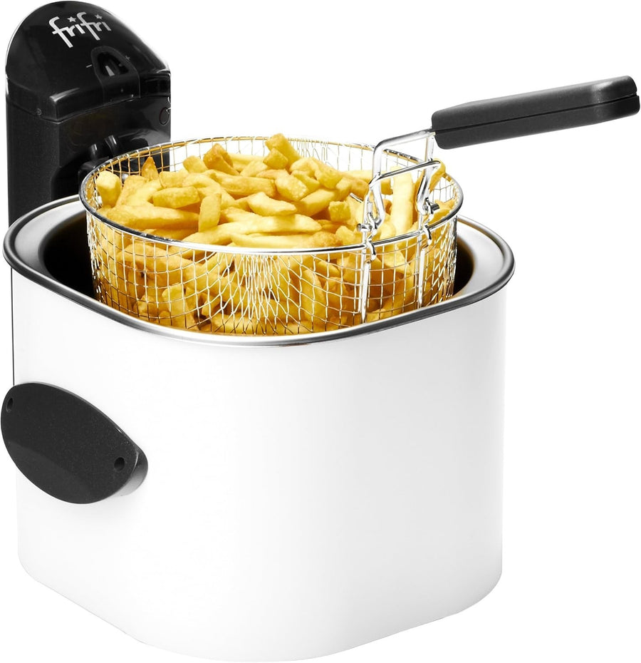 3200W Electric Deep Fryer 3L Cool Zone Round Compact Design