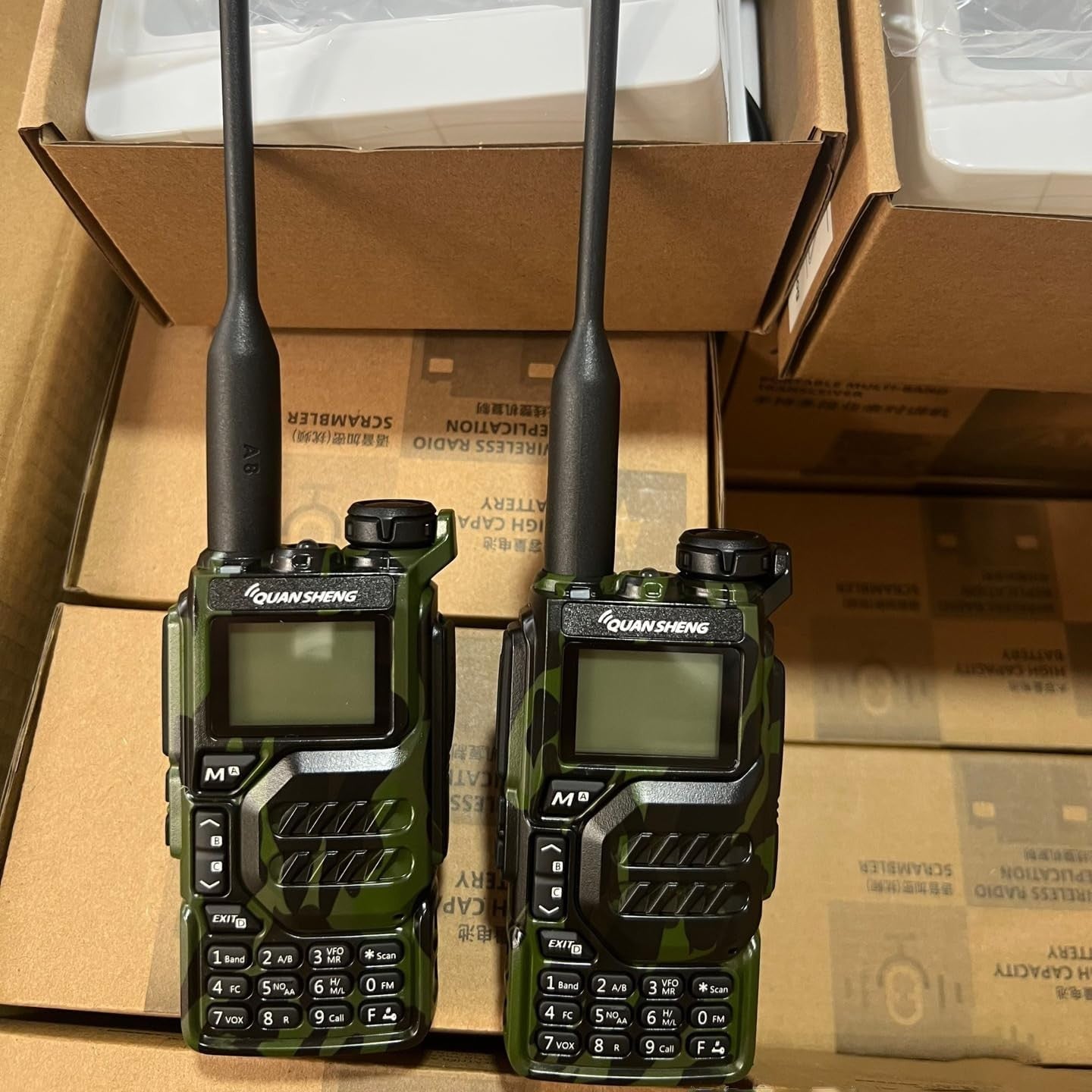 Dual Band Ham Radio 5W Portable Walkie Talkie NOAA FM Type-C UV-K5