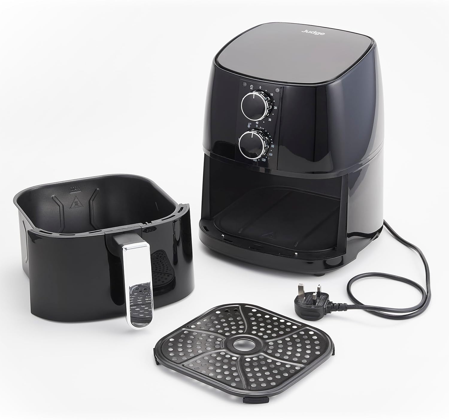 Air Fryer 4L 1400W No Oil Healthy Cooker Auto Shut Off Non Stick Black