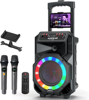 Portable Karaoke Machine 8800mAh Bluetooth PA Speaker