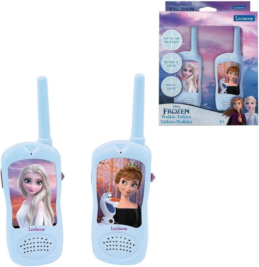 Kids Frozen Walkie Talkies Belt Clip Outdoor Communication Toy Set