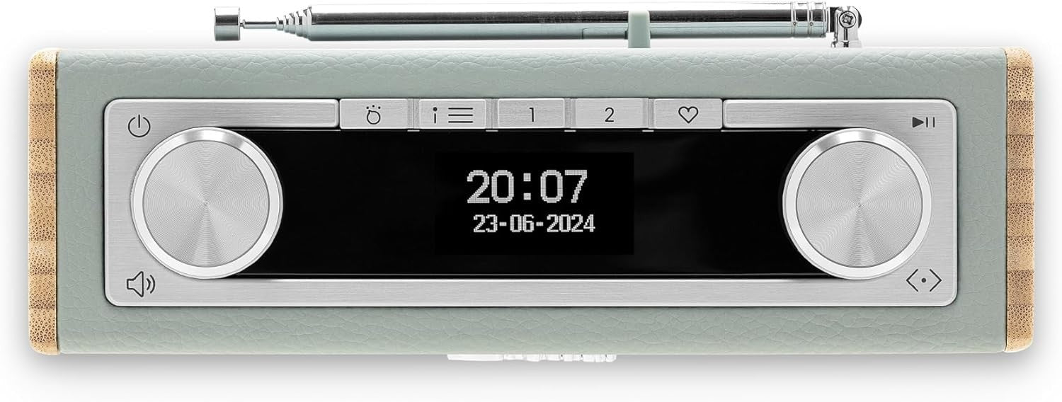 Portable DAB/DAB+ FM Bluetooth Digital Radio OLED Rechargeable