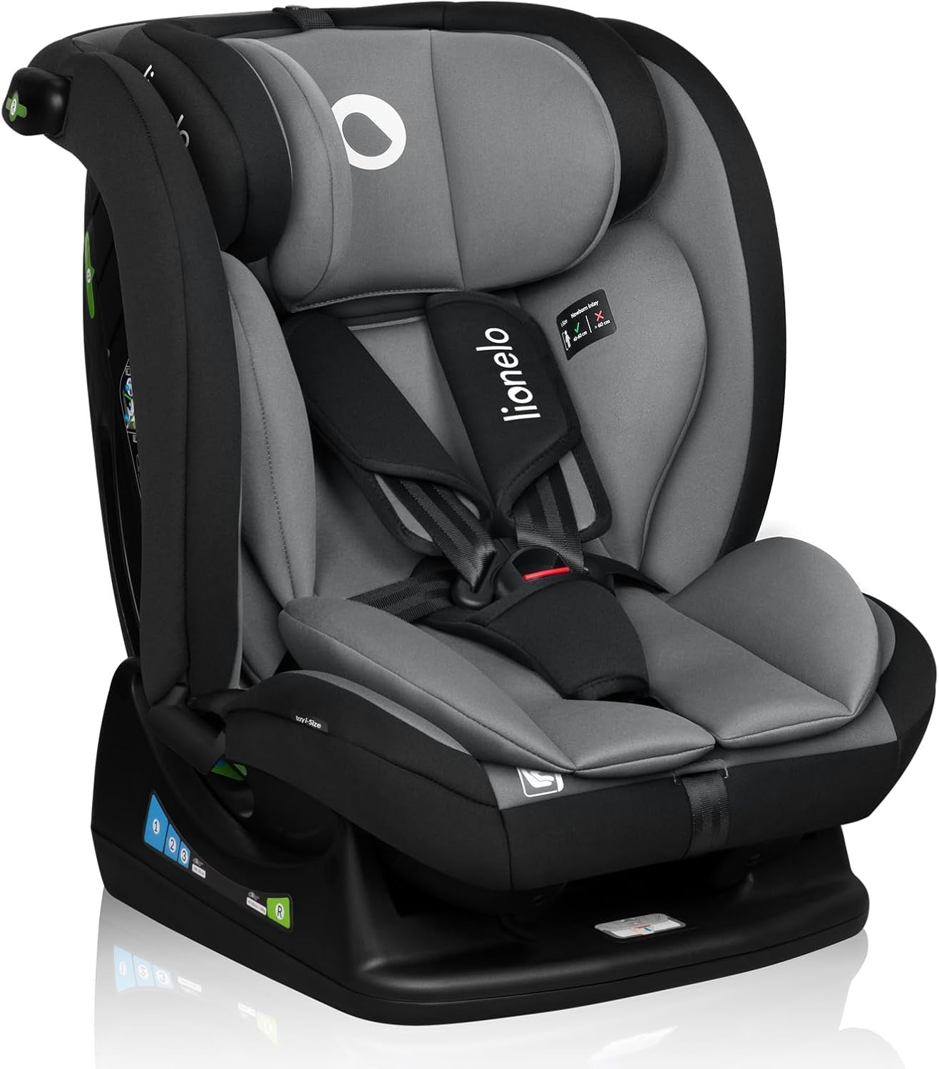 i-Size Car Seat 40–150cm Rear & Forward Facing R129 Memory Foam Recline