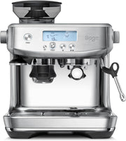 Barista Pro Espresso Machine with Grinder ThermoJet Milk Frother Steel 2L