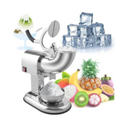 Electric Ice Crusher Slush Machine 350W Stainless Steel Dual Blade Shaver