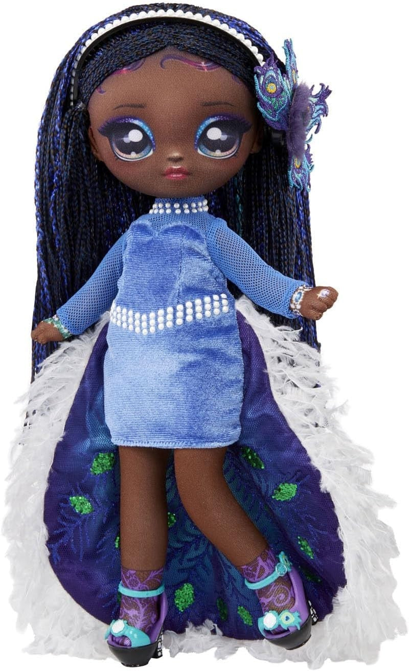 Teen Fashion Doll 11in Soft Poseable Peacock Outfit Accessories
