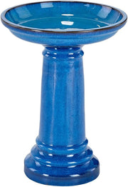 Solar Bird Bath Fountain – Olive Green Outdoor Water Feature Garden Decor