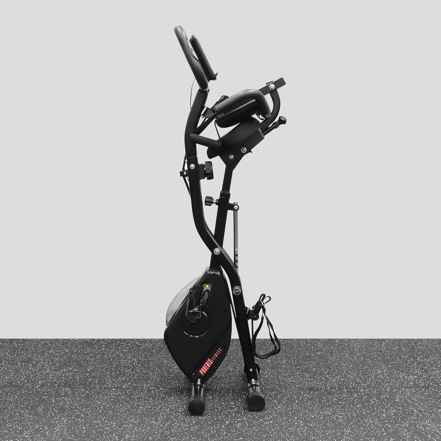 4-in-1 Folding Exercise Bike 16-Level Magnetic Resistance LCD Pulse Bands