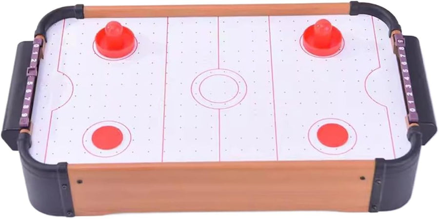 Wooden Tabletop Air Hockey Game 2 Player Interactive Family Fun