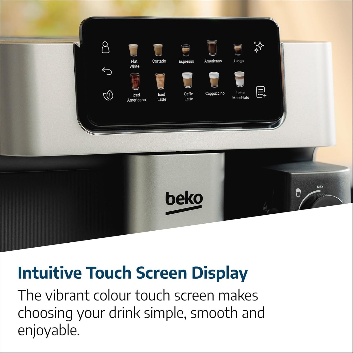 Fully Automatic Bean-to-Cup Coffee Machine | Touchscreen | Milk System