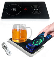 White USB Coffee Mug Warmer 2in1 Smart Desk Heater