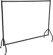 Heavy Duty Clothes Rail 1.82×1.52m Garment Rack Black