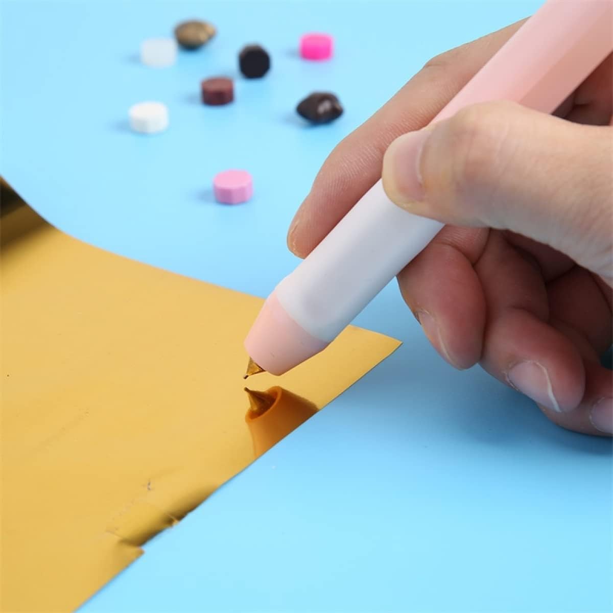 Heat Foil Pen Kit USB Hot Stamping Tool for Card Making Scrapbooking