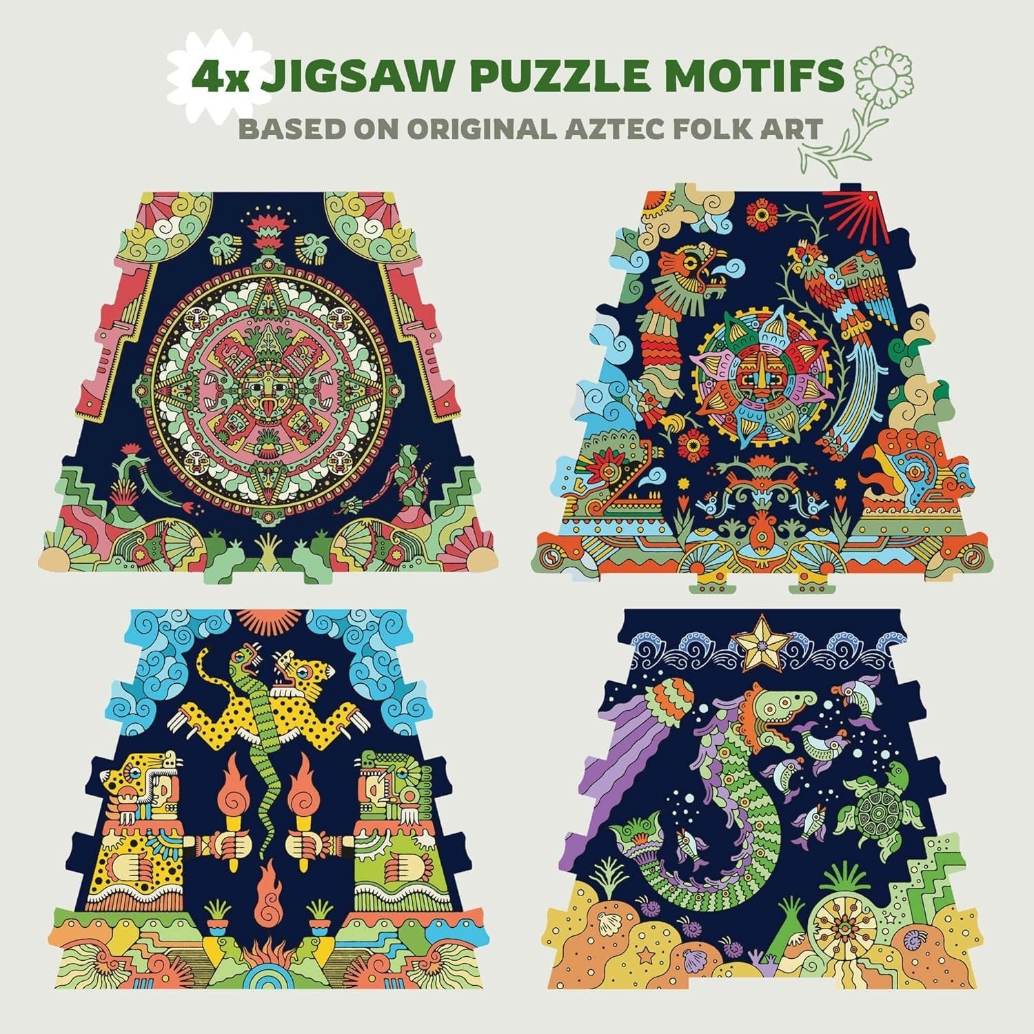 200+ Piece Wooden Puzzle Expansion - Aztec Realms Escape Room Gift