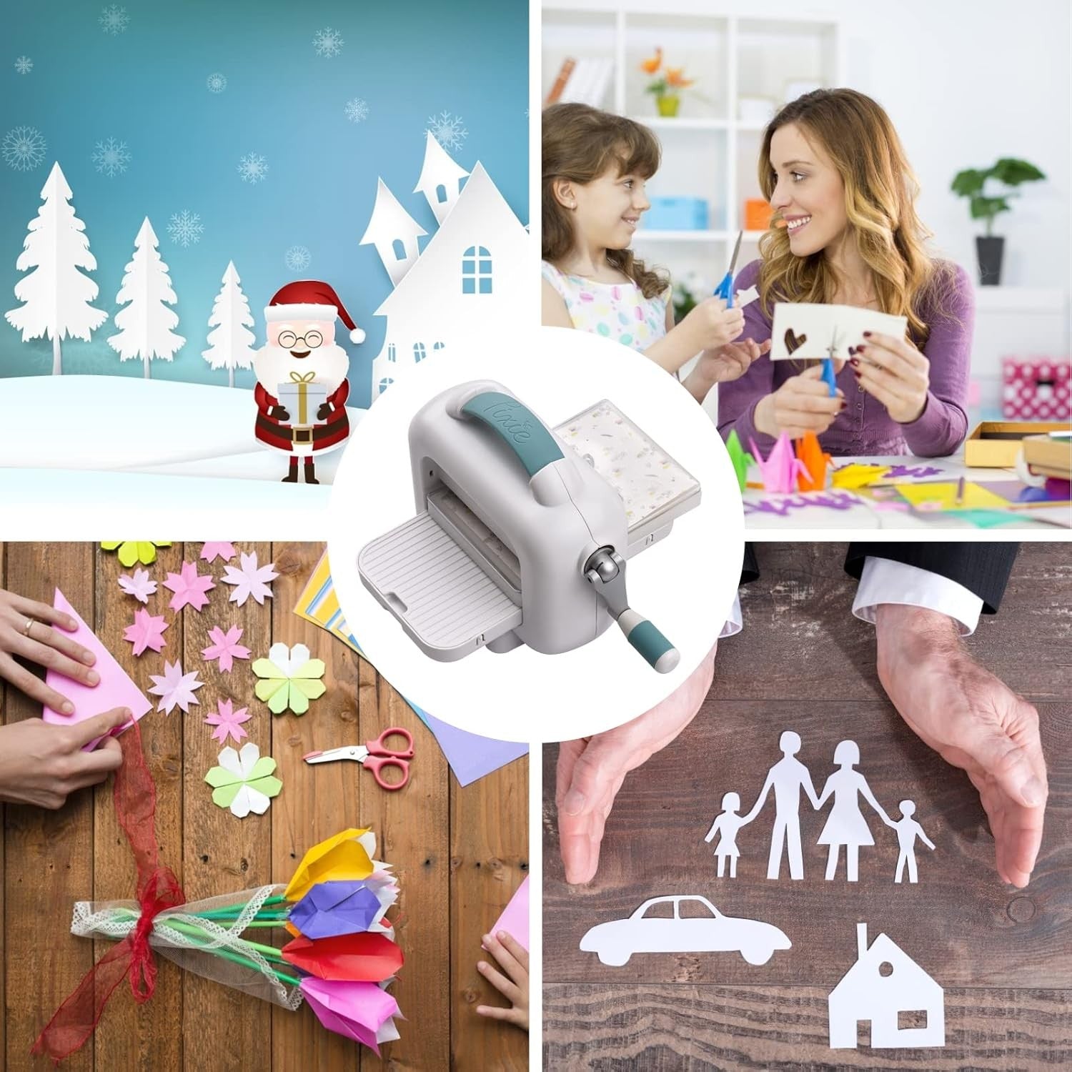 Manual Die Cutting Embossing Machine Craft Kit Card Making Scrapbooking