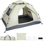 2-3 Person Instant Pop-Up Tent Waterproof UV Protection Lightweight