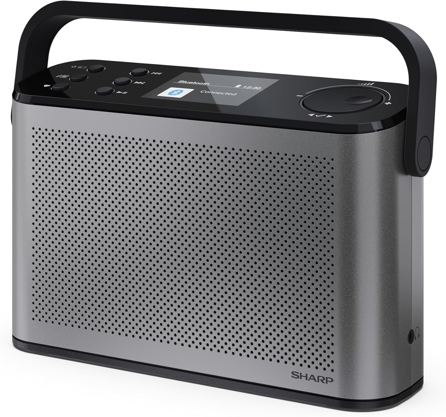 Portable DAB+/FM Stereo Digital Radio Bluetooth 5.3 USB Storm Grey