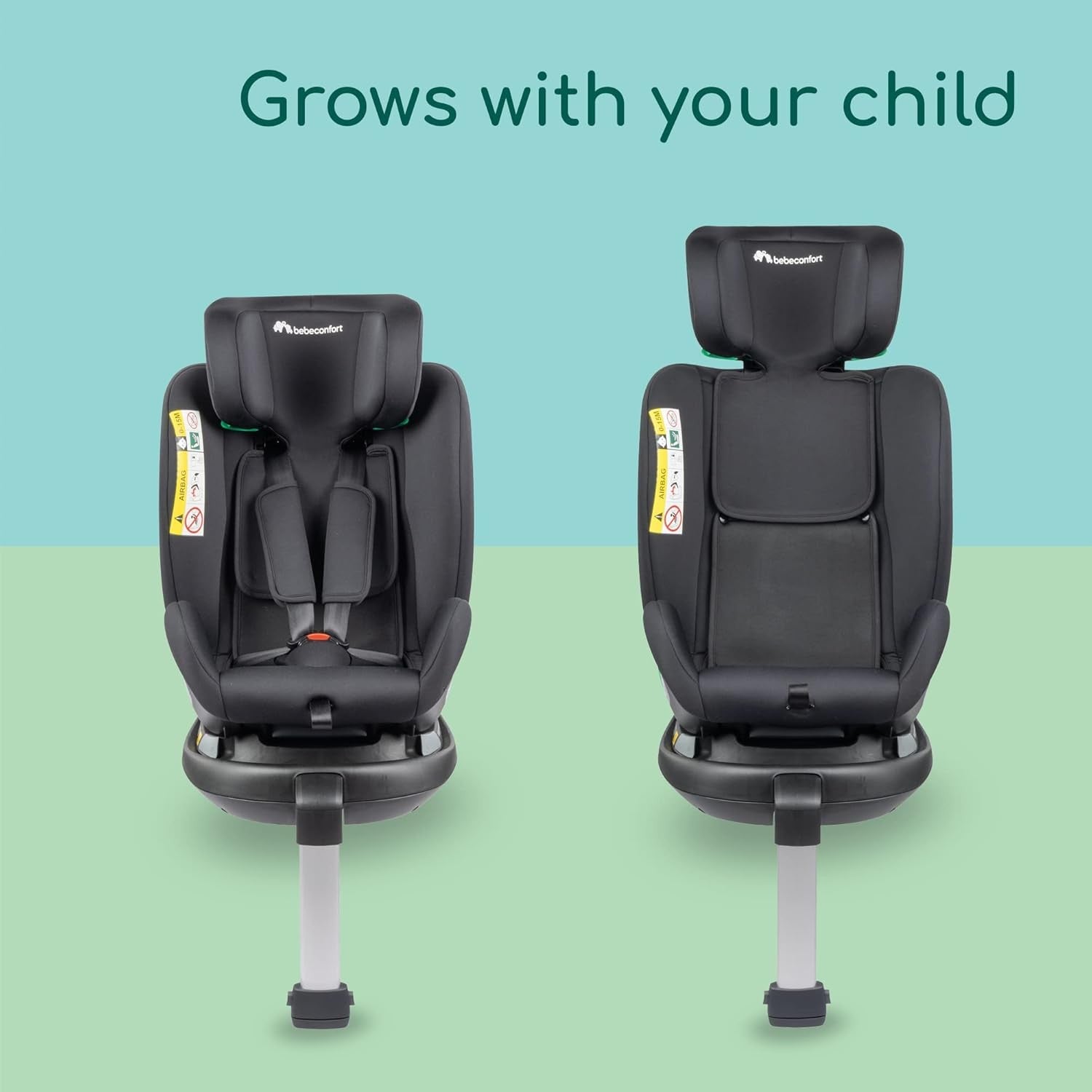 360° Swivel ISOFIX i-Car Seat 0–12 Years Rear & Forward Facing