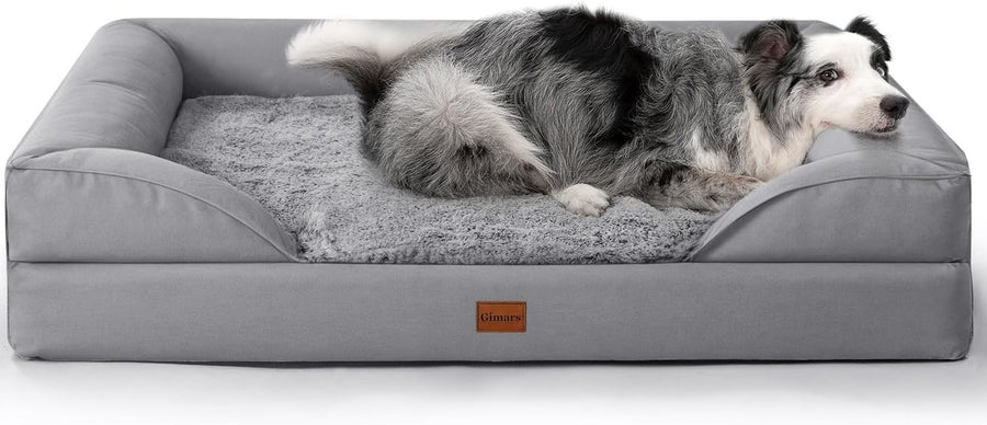 Orthopedic Dog Bed 9.5cm Memory Foam Sofa Washable