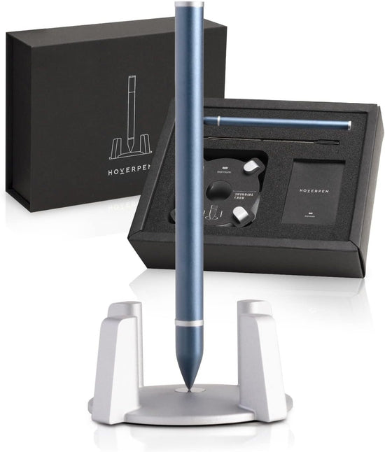 Hoverpen Ballpoint Pen Midnight Blue Blue Ink Waterproof Refillable Model