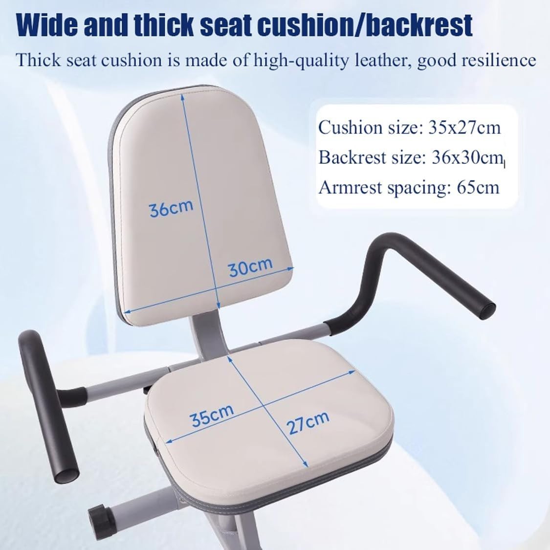 Motorized Recumbent Rehab Bike Electric Arm Leg Trainer w/Protective Bracket