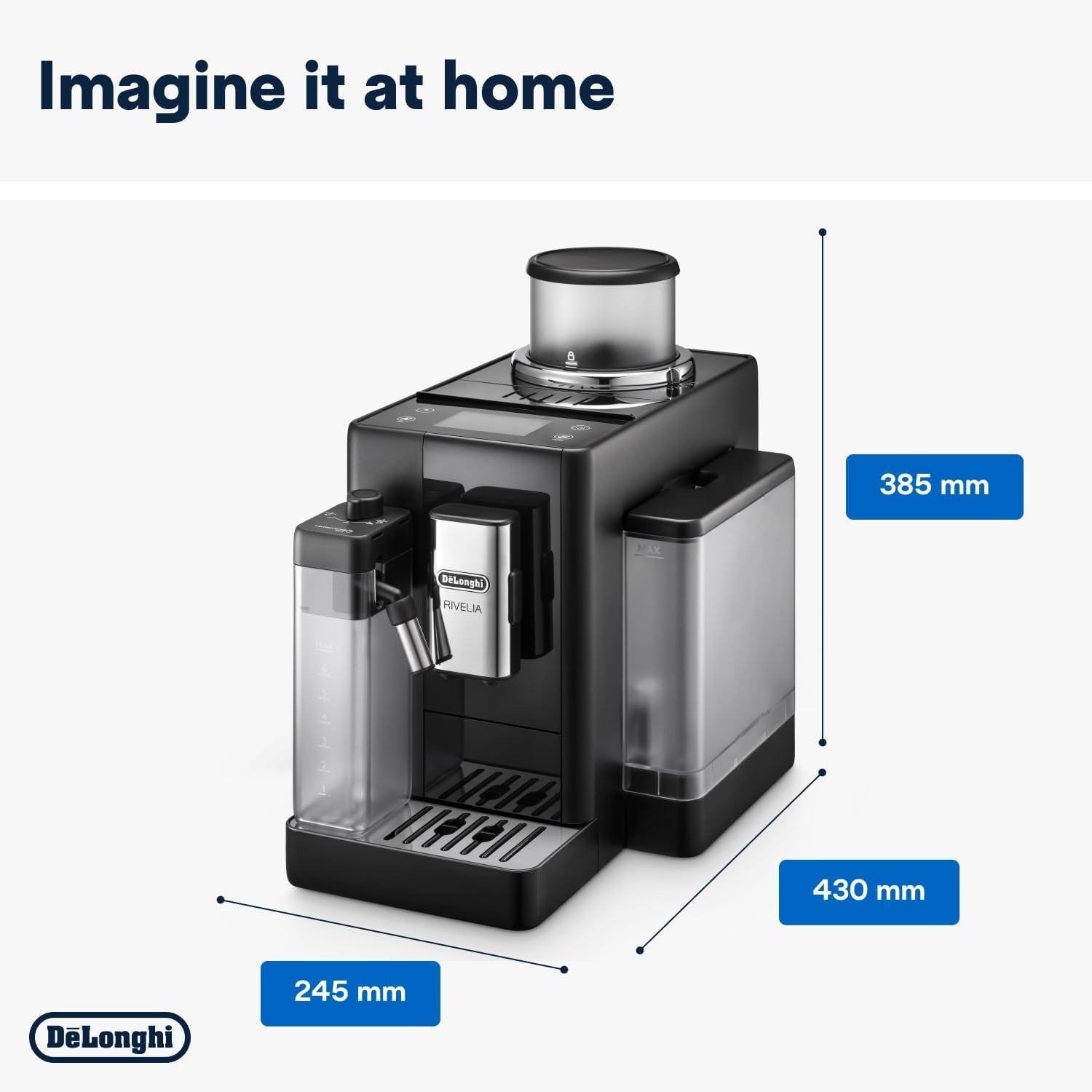 Premium Bean-to-Cup Coffee Machine | 16 Drinks | Touch Display | Milk Frother