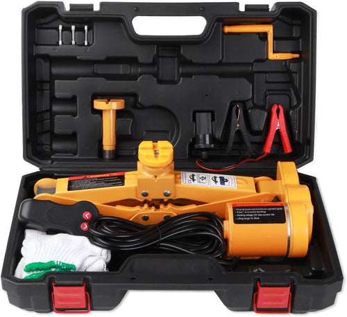 3 Ton Electric Car Jack 12V Scissor Lift Automatic Floor Jack 5"–42cm Panana