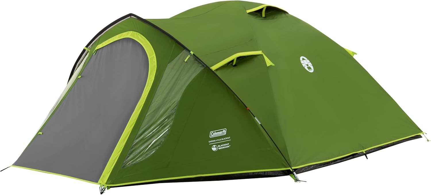 4 Person Dome Camping Tent 4500mm Darkened