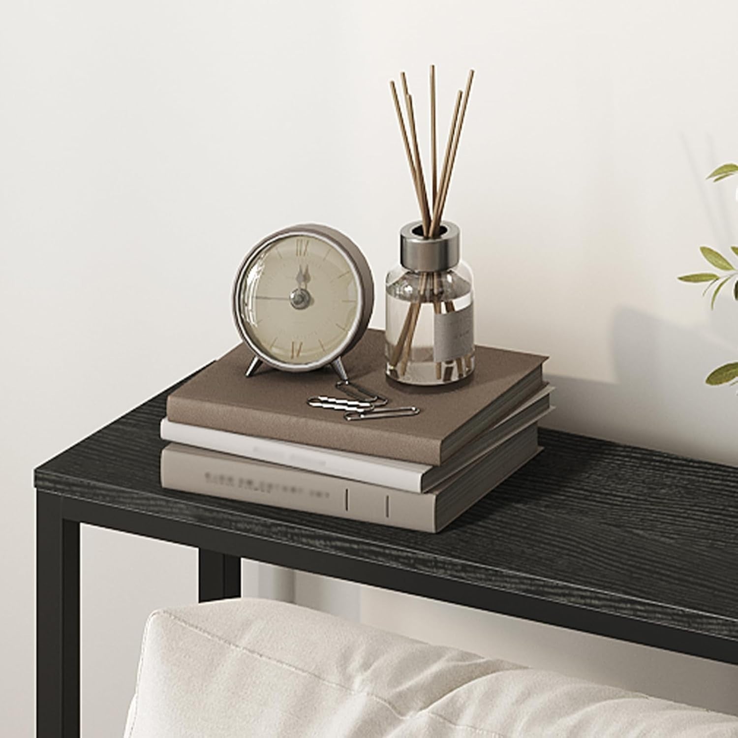 200cm Narrow Console Table with USB & Power Outlets for Hallway Sofa