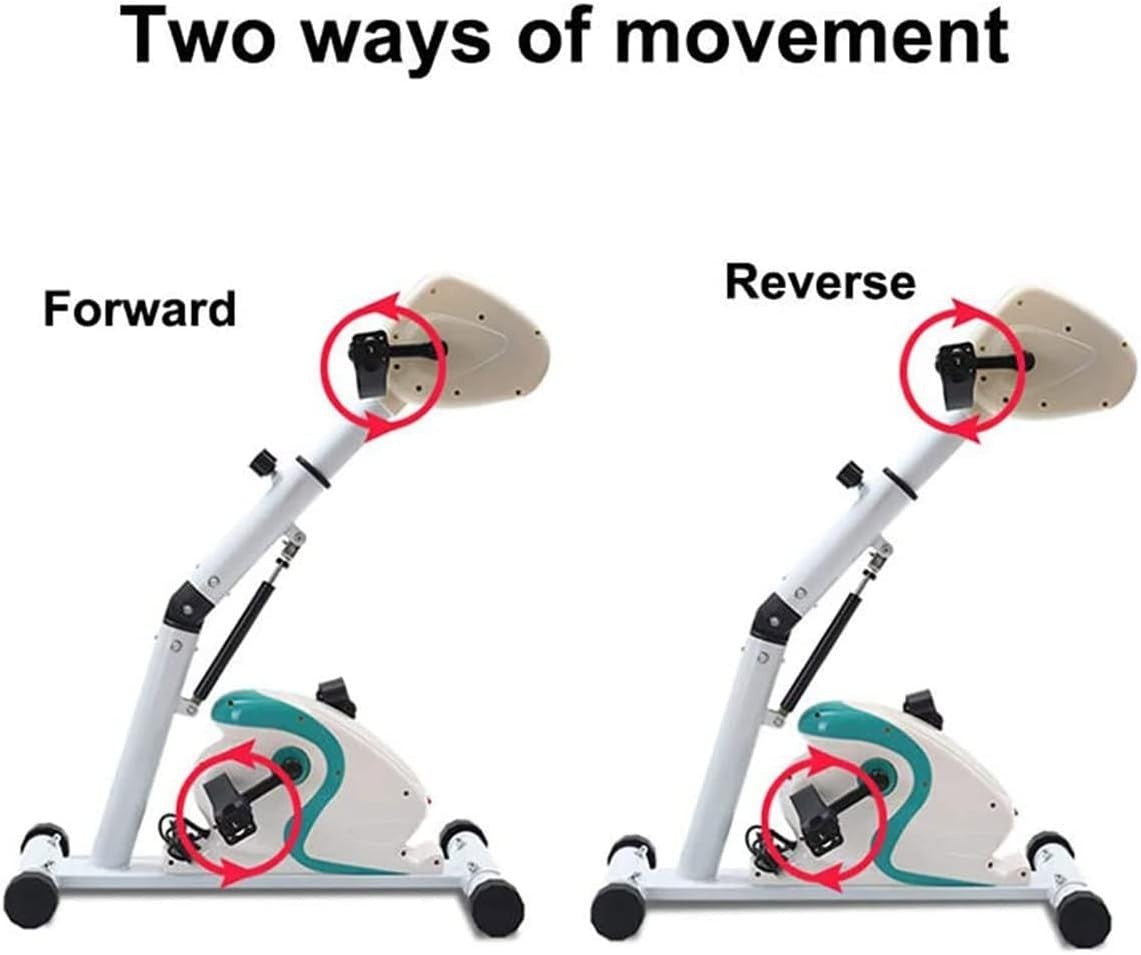 Pedal Exerciser for Arms & Legs w/ LCD Display, Rehab Trainer & Non-Slip Base