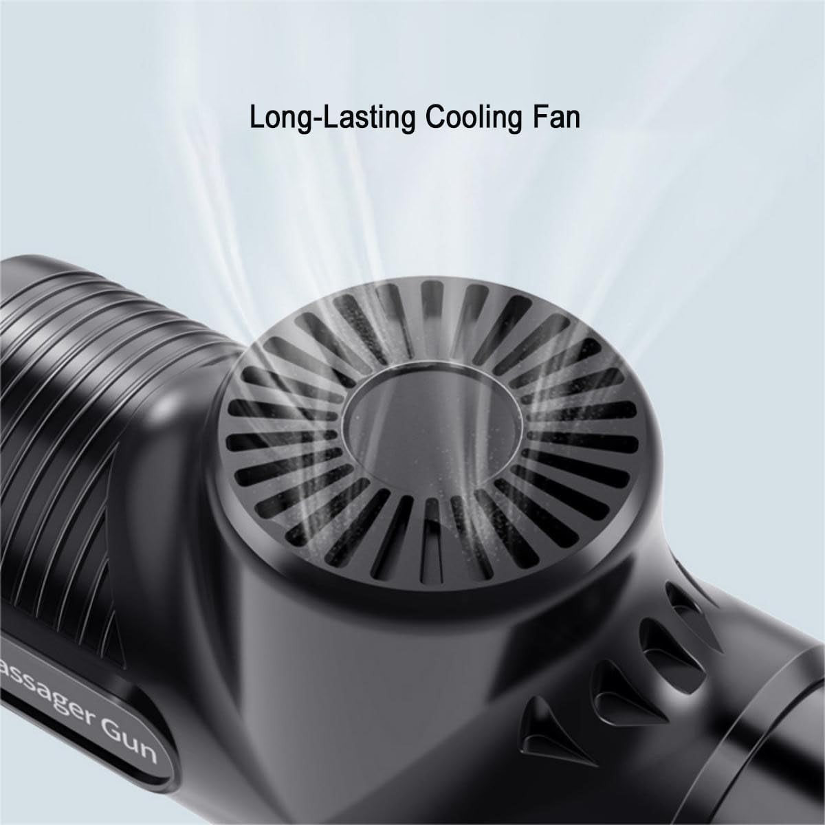 Deep Tissue Massage Gun Percussion Muscle Massager LCD 12 Heads Case
