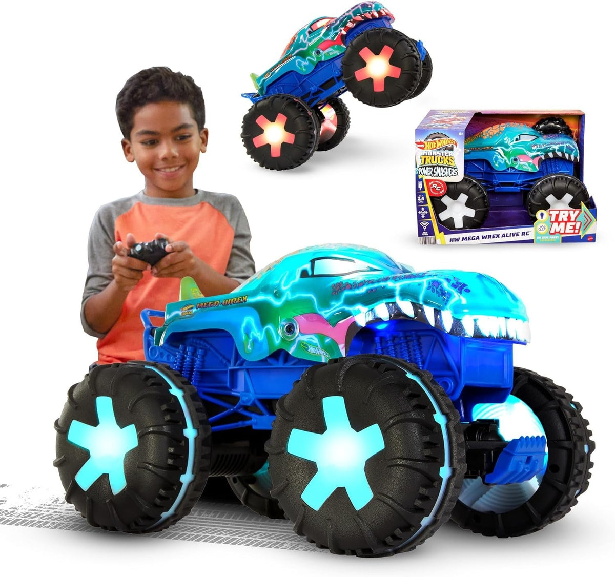 1:15 Scale RC Monster Truck 3 Mode Remote Control Car w/ Lights Sounds for Kids